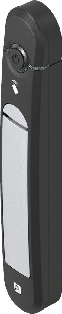 poignée escamotable Agent E Smart Access, zamak époxy aluminium blanc et polyamide GF noir