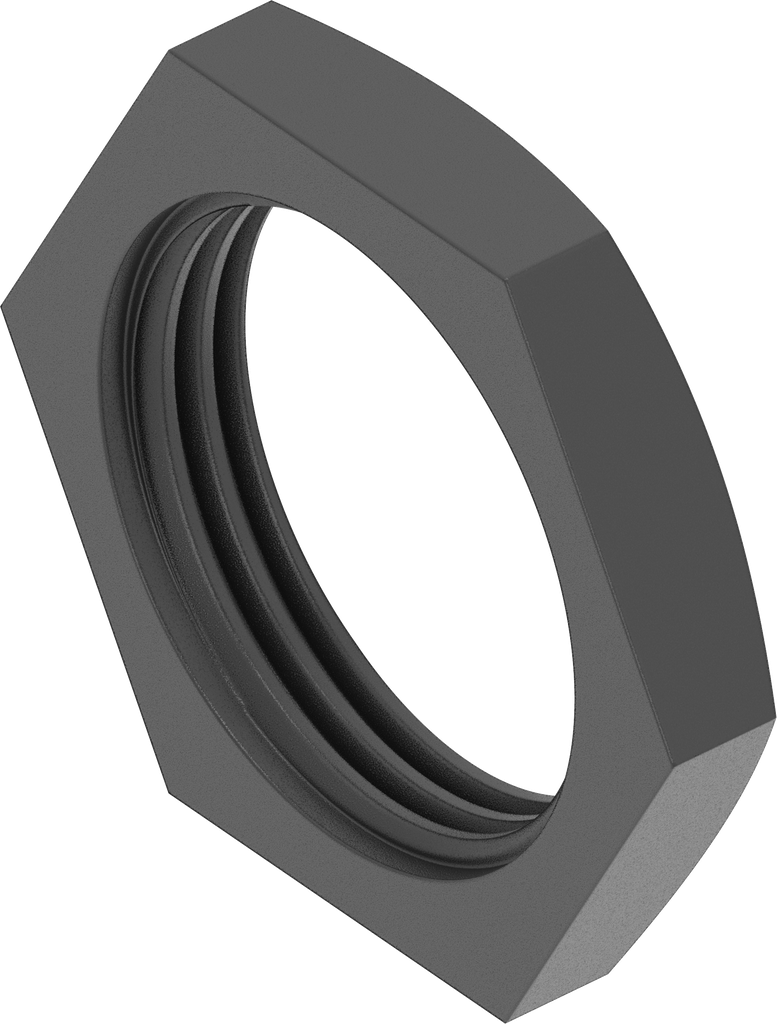 Tuerca M22 x 1,5, poliamida GF negro