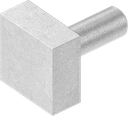 tenon de fermeture, acier zingué