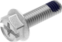 Sperrzahnschraube M6 x 20, Stahl verzinkt