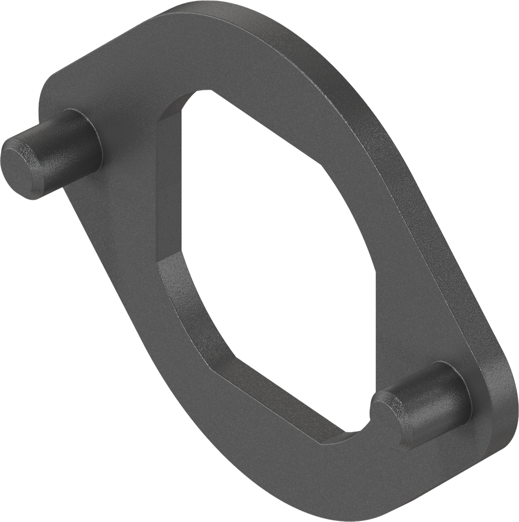 rondelle anti-rotation, zamak époxy noir