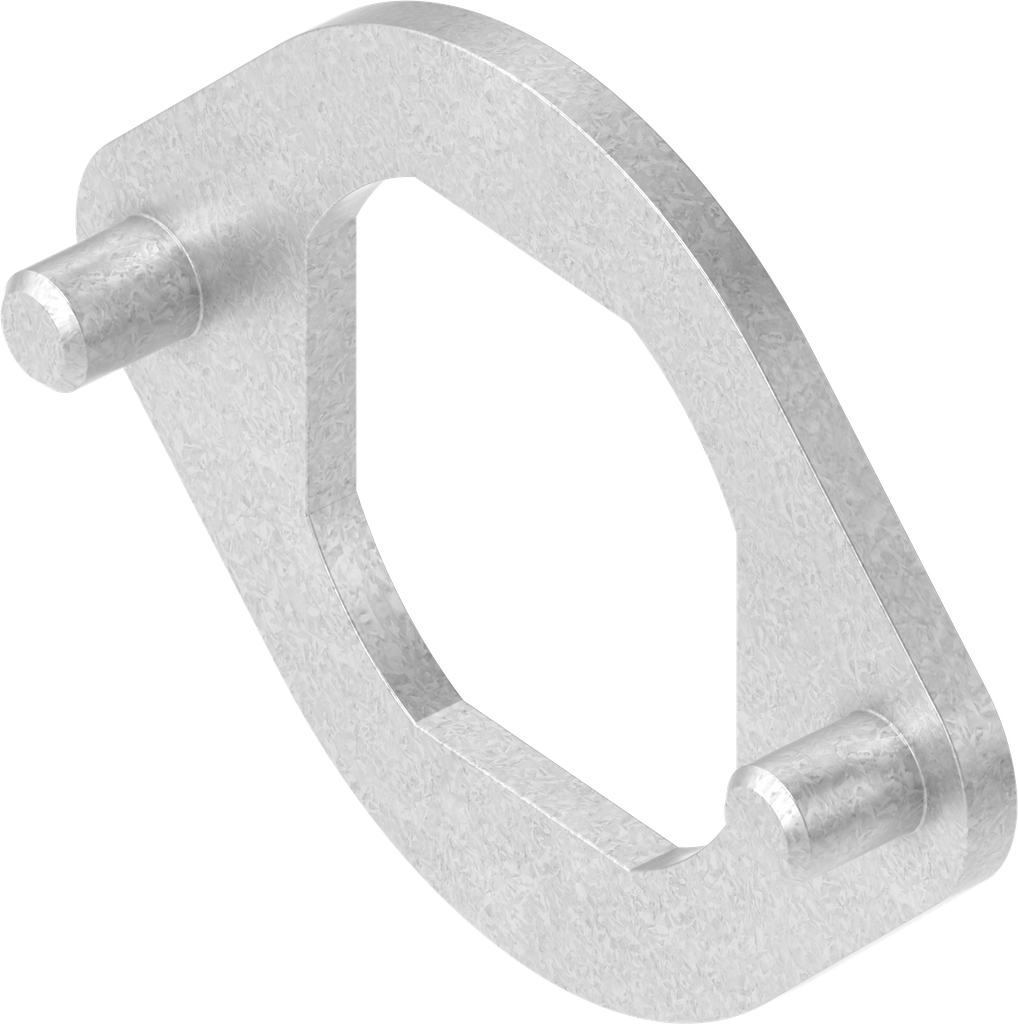 rondelle anti-rotation, zamak zingué