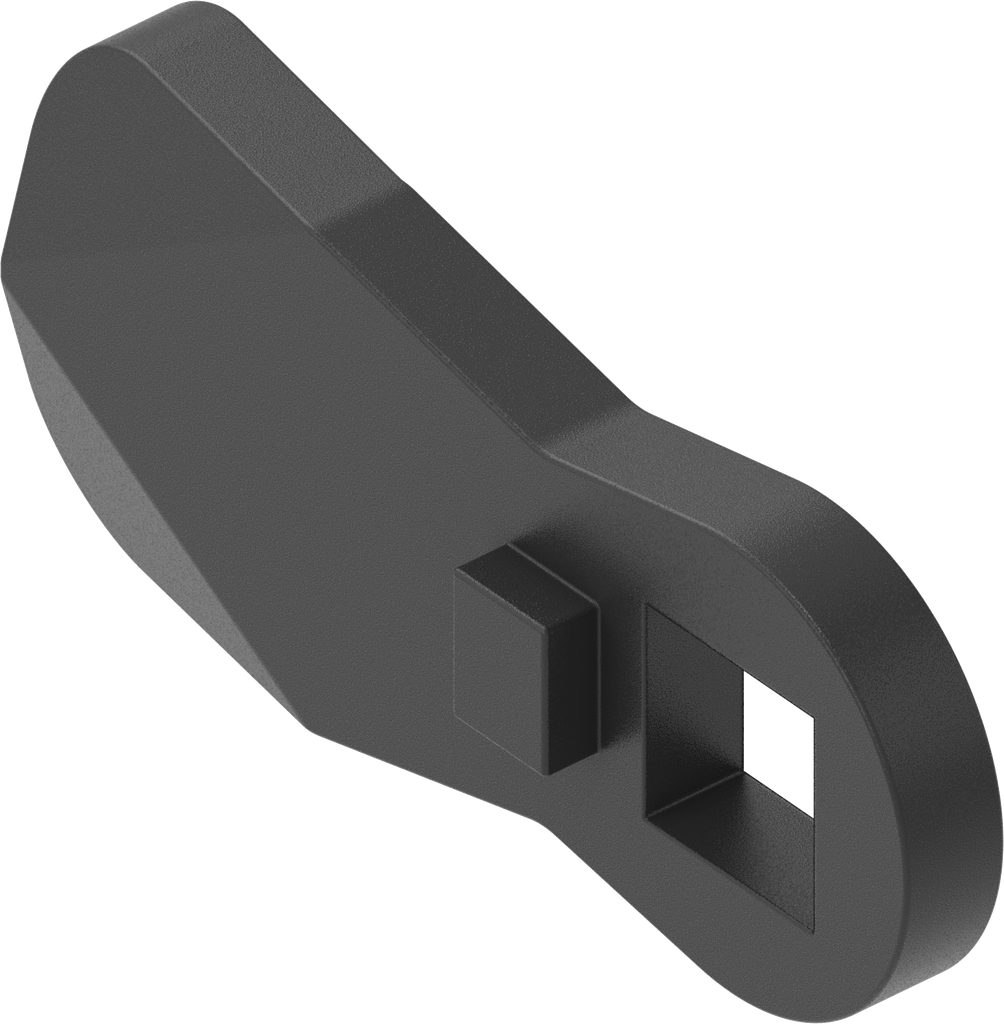 Lengüeta, poliamida GF negro
