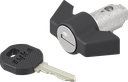 Knevelslot sleutelnummer EK 333, Zamak zwart gepoedercoat