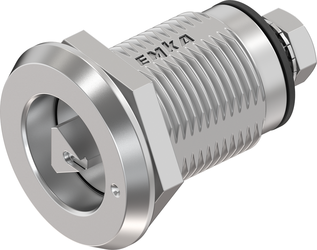 Draai-span-slot driekant 7 links met aanduiding, RVS 316