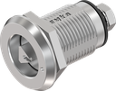 Compression latch triangular 7 with marking, left version, Stainless steel AISI 316