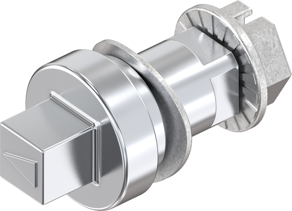 rotor carré 7, zamak chromé