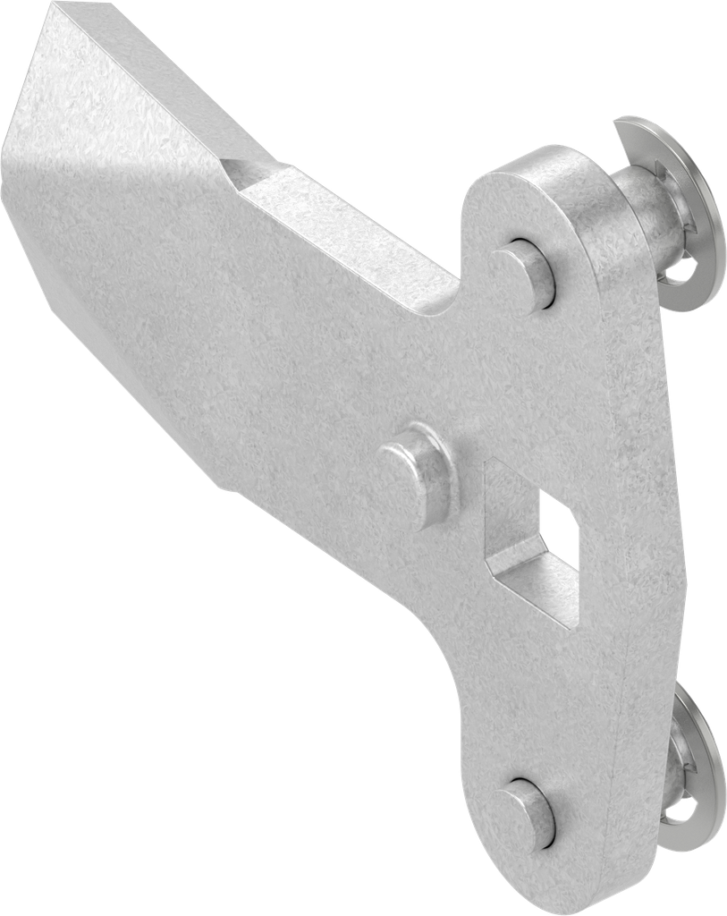 3-point cam, Steel zinc-plated