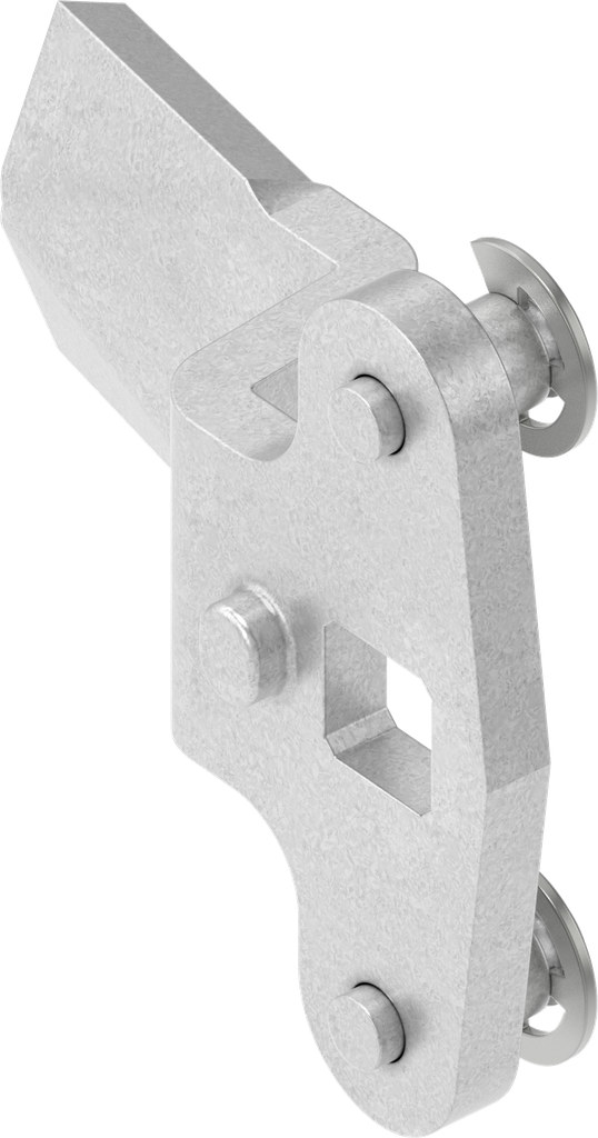 3-Point cam, Steel zinc-plated