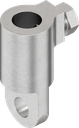 Adapter voor ronde stang, Zamak verzinkt