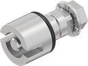 Inserto doppia aletta 5, acciaio inox AISI 303