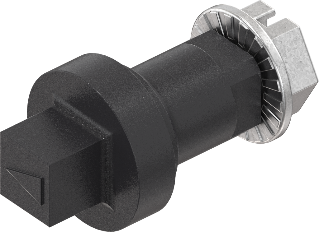 Insert square 7, Polyamide 66 GF 50 black