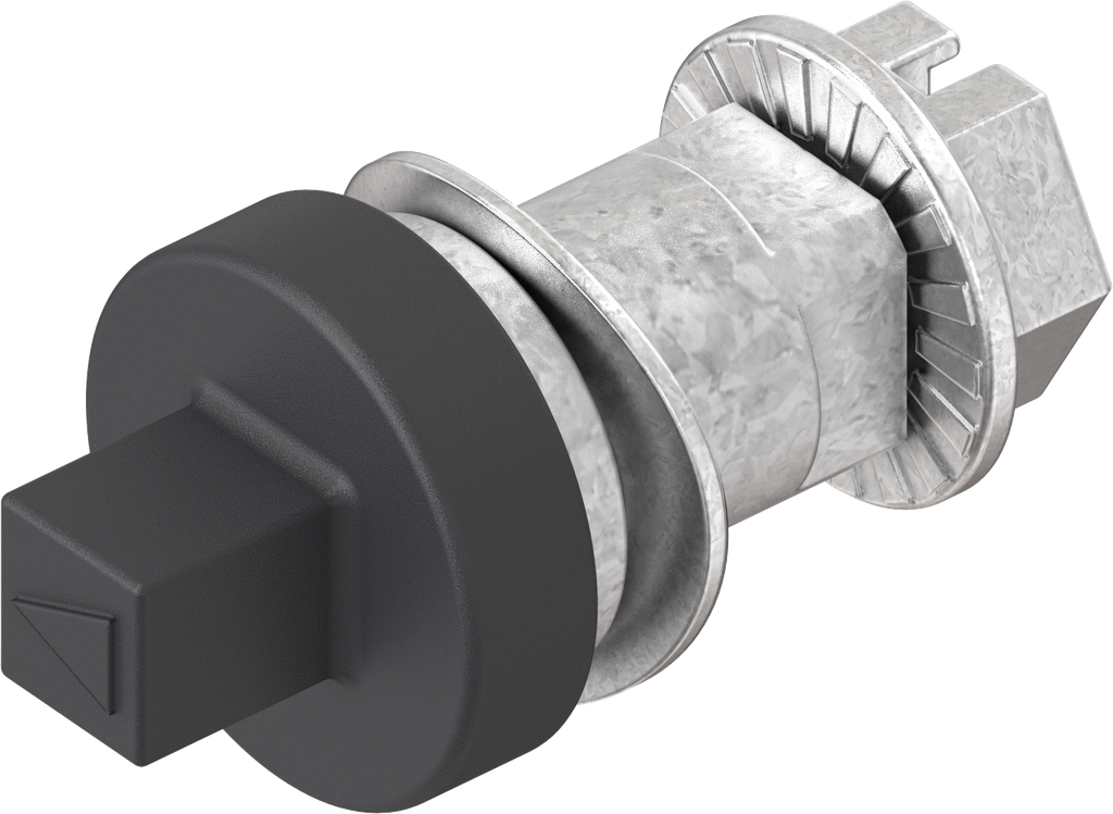 rotor carré 6, zamak époxy noir