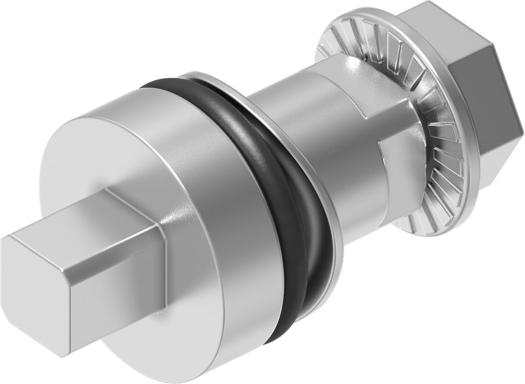 Inserto quadro 6, acciaio inox AISI 303