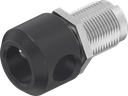 Housing for padlock, Zinc die black powder-coated