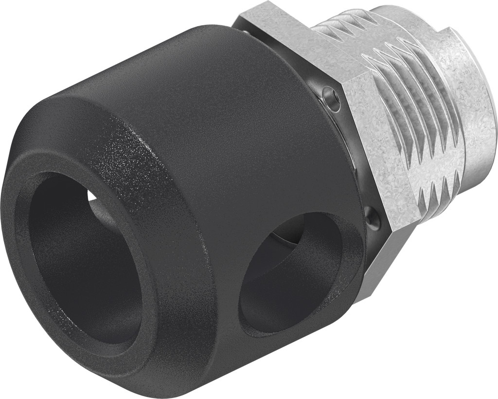 Housing for padlock, Zinc die black powder-coated