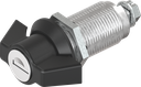 quart de tour papillon clé EK 333, zamak et polyamide noir