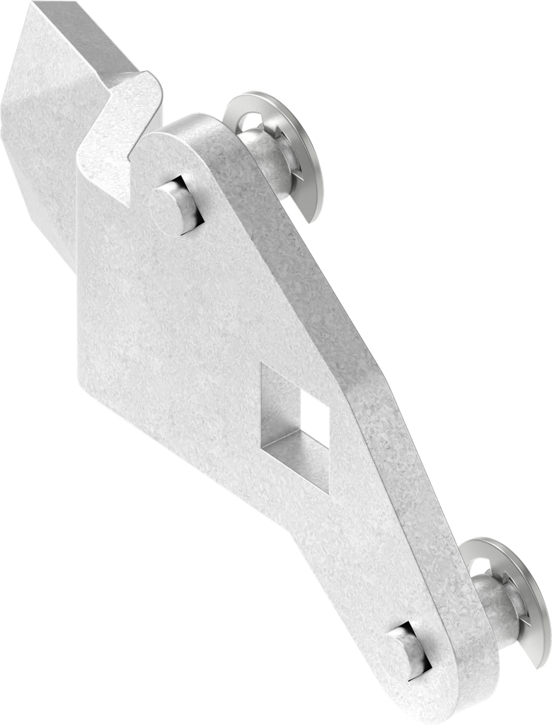 3-Point cam, right version, Steel zinc-plated