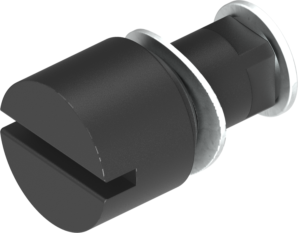 Inserto taglio 2x4, poliammide nero