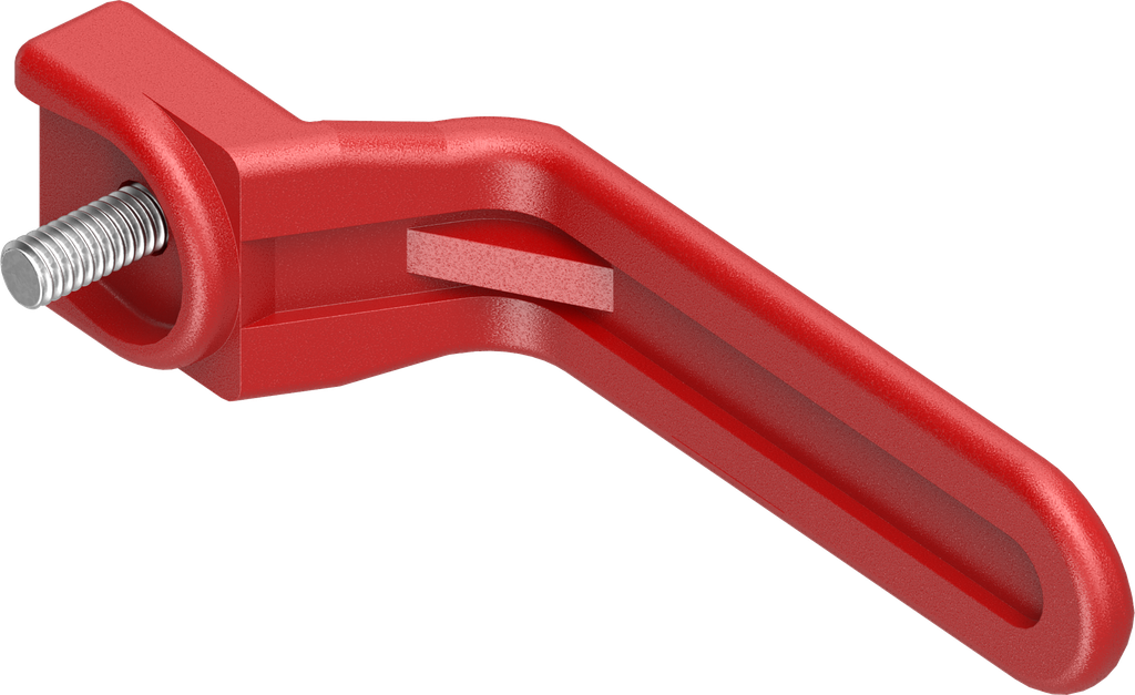 Inside handle, Polyamide red