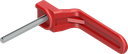 poignée intérieure, polyamide rouge