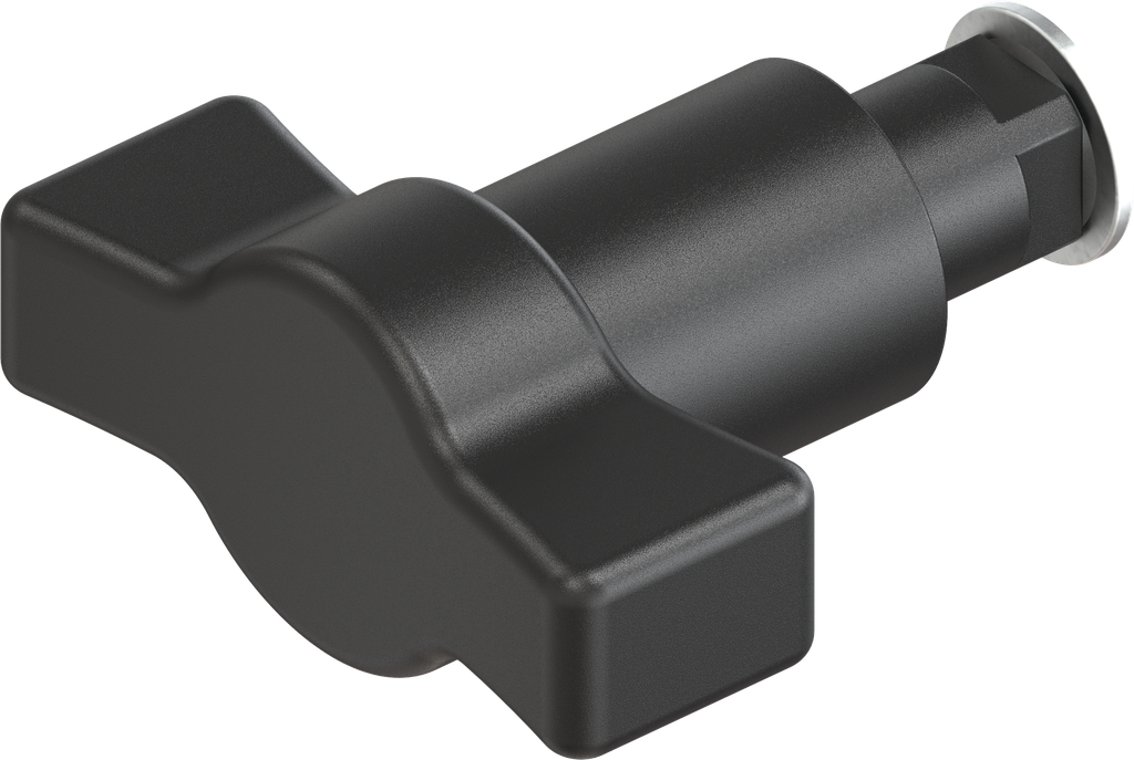 rotor papillon, polyamide noir