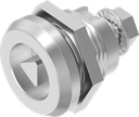 quart de tour de sécurité triangle 7, inox AISI 303