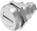 Chiusura 1/4 di giro di sicurezza con Taglio 2x4, acciaio inox AISI 303