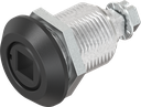 verrou à compression carré femelle 8, zamak époxy noir