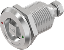 Compression latch, square 8, Stainless steel AISI 316