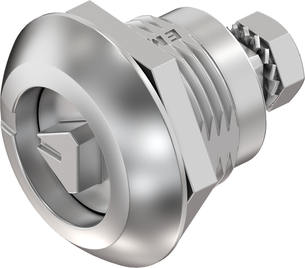 Chiusura 1/4 di giro a compressione triangolo 8, acciaio inox AISI 316