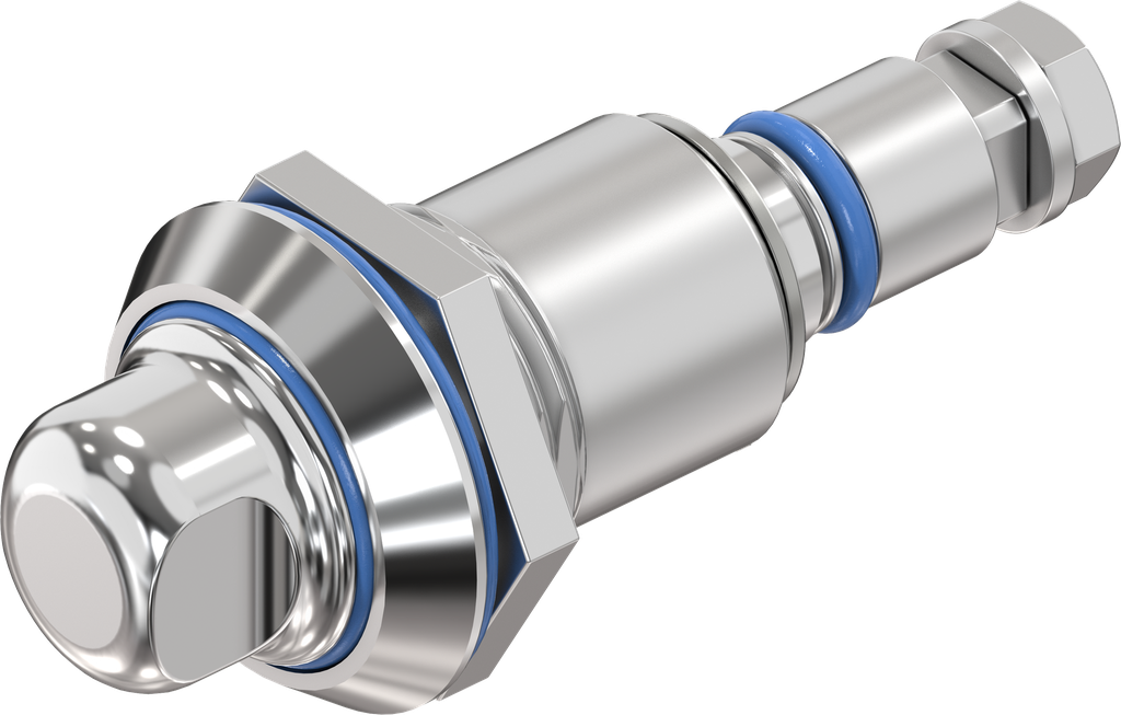 verrou à compression hygiénique, inox AISI 316L