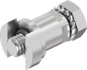 Adattatore, acciaio inox AISI 303