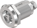 Chiusura 1/4 di giro a compressione triangolo 8 con riferimento, versione sinistra, acciaio inox AISI 316