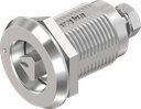 Draai-span-slot links driekant 8 met aanduiding , RVS 316