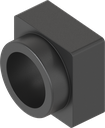 Scatola per quadro e triangolo, ABS nero