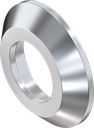 Bezel, self-adhesive, ABS chrome-plated