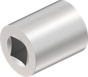 Pieza de conexión, aluminio