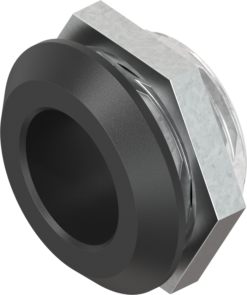 Key guide for square and triangular, Zinc die black powder-coated