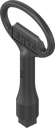 Llave para inserto cuadradillo interior 8, zamak recubierto de polvo negro