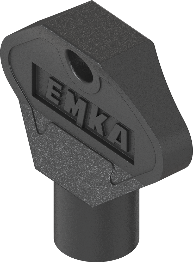 Key for insert square 7, Polyamide GF black