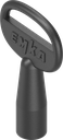 Llave para inserto tubular, zamak recubierto de polvo negro