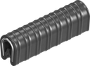 Randafwerking zelfklemmend van brandwerende materiaal, EPDM 60 ± 5 Shore A zwart