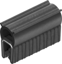 Dichtprofil selbstklemmend, Moosgummi EPDM; Klemmprofil EPDM 65 ± 5 Shore A schwarz