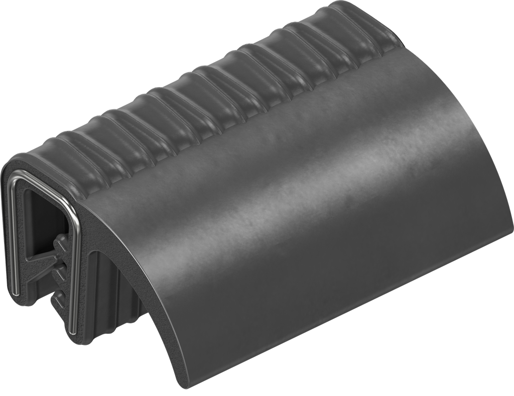 joint d'étanchéité à clipser, caoutchouc mousse EPDM; joint pare brise EPDM 65 ± 5 Shore A noir