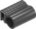 Afdichtprofiel zelfklemmend, Sponsrubber EPDM; klemprofiel EPDM 65 ± 5 Shore A zwart