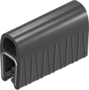 Joint d'étanchéité à clipser, caoutchouc mousse EPDM; joint pare brise EPDM 65 ± 5 Shore A noir