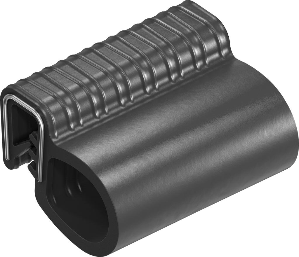 Afdichtprofiel zelfklemmend, Sponsrubber EPDM; klemprofiel EPDM 65 ± 5 Shore A zwart
