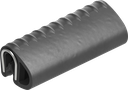 Joint d'étanchéité à clipser, caoutchouc mousse EPDM; joint pare brise EPDM 65 ± 5 Shore A noir