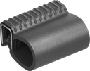 Guarnizione autobloccante, gomma spugnosa EPDM; profilo autobloccante EPDM 65 ± 5 Shore A nero